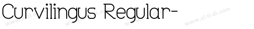 Curvilingus Regular字体转换